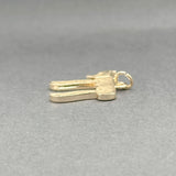 Estate 14K Y Gold 24.6mm Chai Pendant