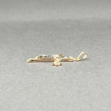 Estate 14K TT 27.9mm Crucifix Pendant