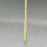 Estate 14K Y Gold 1.7mm 24” Cable Chain