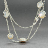 Estate Ippolita SS Lollipop MOP Station Necklace