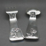 Estate Tiffany & Co. SS ABC Bears Fork & Spoon Set