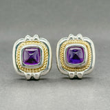 Estate Tiffany & Co. SS 18 Amethyst Earrings