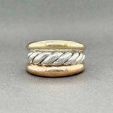 Estate David Yurman SS Brass & Bronze Pure Form Ring