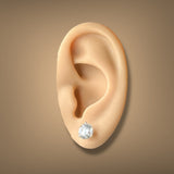 14K Y Gold 3.00ctw F/VS1 Lab-Created Diamond Martini Set Earrings