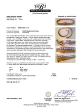 Estate 14-18K Y Gold 3.56ctw Diamond Tennis Bracelet