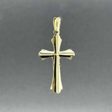 Estate 14K Y Gold 28.60mm Crucifix Pendant