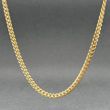 Estate 18K Y Gold 3.26mm 30” Cuban Link Chain