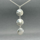 Estate Tiffany & Co. SS Triple Circle Drop Pendant