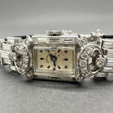 Estate Hamilton Platinum 2.83ctw Diamond Women’s Manual Watch