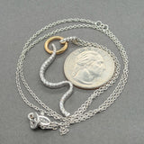 Estate Damiani 18K TT Gold 0.28ctw H-I/VS2-SI1 Diamond Pendant