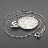 Estate Tiffany & Co. SS Peretti Full Heart Pendant