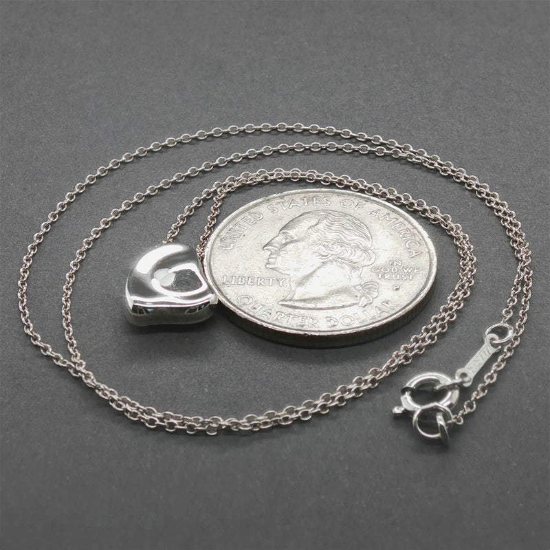 Estate Tiffany & Co. SS Peretti Full Heart Pendant