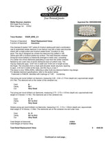 Estate 14K Y Gold 0.92ctw G-H/SI1-2 Diamond Ring