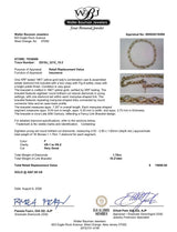 Estate 18K Y Gold 1.75ctw F/VS1-2 Diamond Link Bracelet