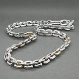 Estate David Yurman SS 18 Square Link 15.75” Chain