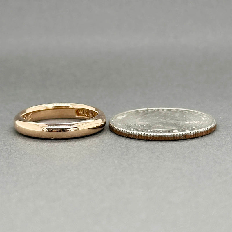 Estate Antique 14K R Gold 3.58mm Polished Ring