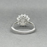 Estate 14K W Gold 0.70ctw Diamond Cocktail Ring