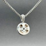 Estate David Yurman SS Prasiolite & Diamond Albion Pendant