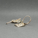 Estate 14K Y Gold Heart Drop Earrings