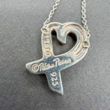 Estate Tiffany & Co. Picasso SS Loving Heart Pendant