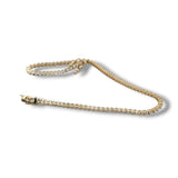 14K Y Gold 0.95ctw E-F/VS1 Lab Created Diamond Tennis Bracelet IGI