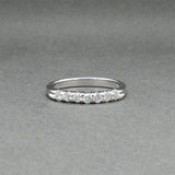 Estate 14K W Gold 0.31ctw Diamond Anniversary Ring