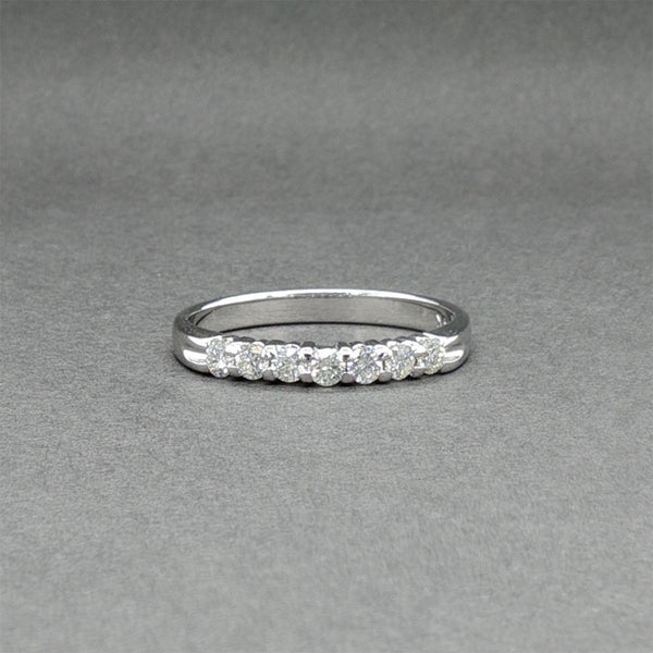 Estate 14K W Gold 0.31ctw Diamond Anniversary Ring