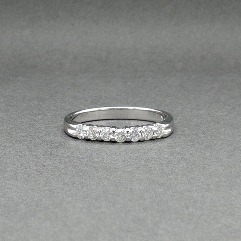 Estate 14K W Gold 0.31ctw Diamond Anniversary Ring