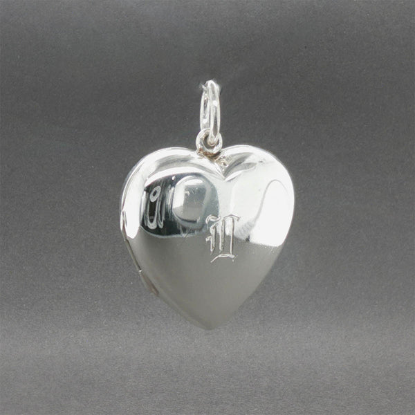 Estate Tiffany & Co. SS Heart Locket Pendant