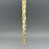 Estate 14K Y Gold 6.49mm 24” Figaro Chain
