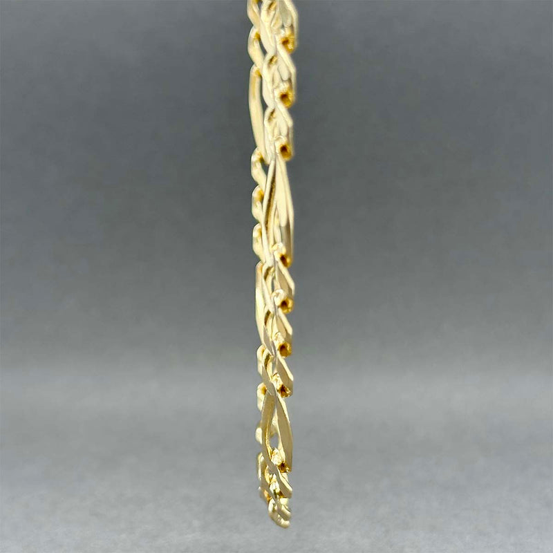 Estate 14K Y Gold 6.49mm 24” Figaro Chain