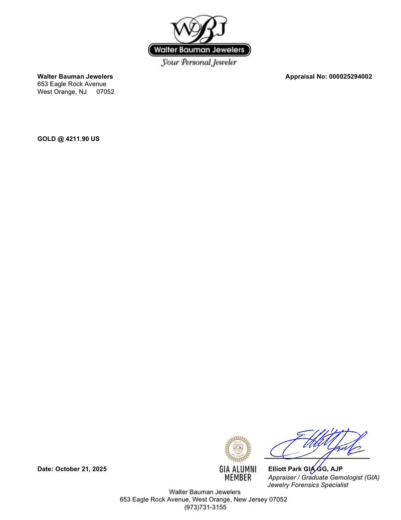 Estate 14K W Gold 3.05ctw Amethyst & 0.19ctw Diamond Ring