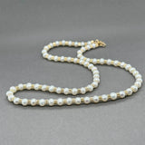 Estate 14K Y Gold Pearl 16.5” Necklace