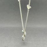 Estate Tiffany & Co. SS Heart Lariat Necklace