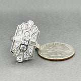 Estate SS CZ Cocktail Ring