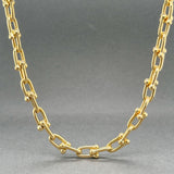 Estate Tiffany & Co. 18K Y Gold Hardwear 18” Necklace