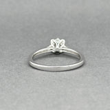 Bague en grappe de diamants Estate en or 18 carats W 0,24 ct H/SI2