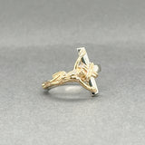 Estate 14K TT Gold Crucifix Ring