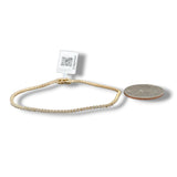 14K Y Gold 0.95ctw E-F/VS1 Lab Created Diamond Tennis Bracelet IGI