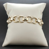 Estate 14K Y Gold Link Bracelet