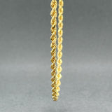 Estate 14K Y Gold 3.0mm 22” Rope Chain