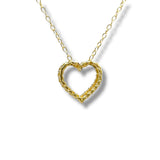 YGP Sterling 0.25ctw F-G/VS2 Lab Created Diamond Heart Pendant