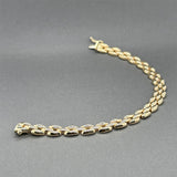 Estate 14K Y Gold 7.94mm Link Bracelet