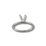 14K W Gold 0.40ctw G/SI1 Diamond Engagement Ring Mounting