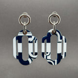 Estate Hermes Attelage Les Coupe Tattoo Dangle Earrings