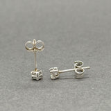 Estate 14K W Gold 0.18ctw H-I/SI2-I1 Diamond Stud Earrings