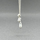 Estate Tiffany & Co. Peretti 0.02ct Diamond Cross Pendant