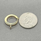 Estate 14K Y Gold 21.7mm Spring Ring Clasp