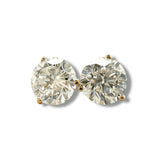 14K Y Gold 2.00ctw F/VS1 Lab-Created Diamond Martini Set Earrings