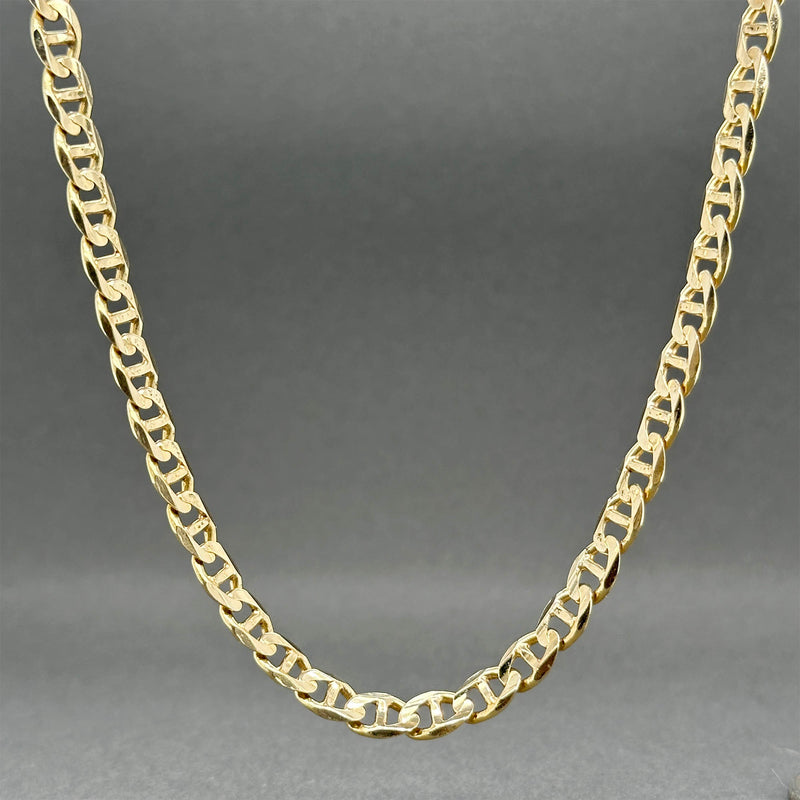 Estate 14K Y Gold 4.72mm 20.5” Anchor Chain